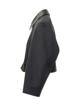 GIVENCHY - Cocoon Jacket with Wide Collar - Black - LIDIASHOPPING® - Official Website