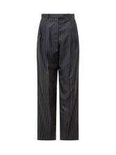 GIVENCHY - Pantaloni Double Pleat a Righe Sottili - Blu - LIDIASHOPPING® - Official Website