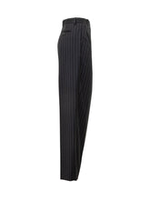 GIVENCHY - Pantaloni Double Pleat a Righe Sottili - Blu - LIDIASHOPPING® - Official Website