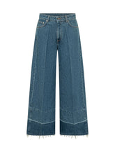 GIVENCHY - Wide Leg Pants with Stitching - Blue - LIDIASHOPPING® - Official Website