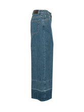 GIVENCHY - Wide Leg Pants with Stitching - Blue - LIDIASHOPPING® - Official Website