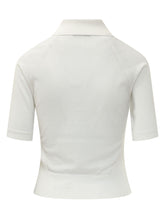 GIVENCHY - Cropped Short Sleeve Polo - White - LIDIASHOPPING® - Official Website