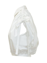 GIVENCHY - Camicia Drappeggiata con Colletto - Bianco - LIDIASHOPPING® - Official Website