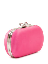 SELF-PORTRAIT - Satin Clutch with Bow Closure - Pink - LIDIASHOPPING® - Official Website