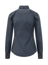 XACUS - Slim Shirt with Classic Collar - Blue - LIDIASHOPPING® - Official Website