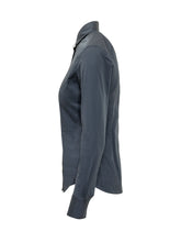 XACUS - Slim Shirt with Classic Collar - Blue - LIDIASHOPPING® - Official Website