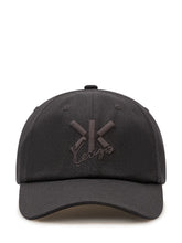 KENZO - Cappellino con Ricamo Frontale - Nero - LIDIASHOPPING® - Official Website