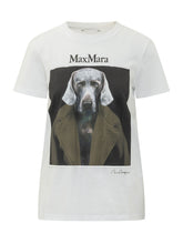 MAX MARA - T-shirt con Stampa - Bianco - LIDIASHOPPING® - Official Website