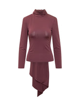ROTATE - Long Sleeve Scarf Top - Purple - LIDIASHOPPING® - Official Website