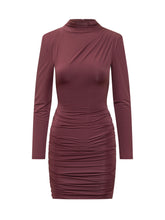 ROTATE - Draped Mini Dress - Purple - LIDIASHOPPING® - Official Website