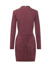ROTATE - Draped Mini Dress - Purple - LIDIASHOPPING® - Official Website