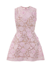 SELF-PORTRAIT - Mini Abito Floreale in Pizzo - Rosa | Lidia Shopping ® | Official Website