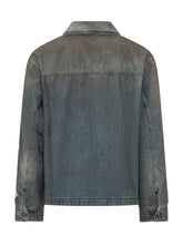 AMIRI - Lea Bones Zip Blouson - Blue - LIDIASHOPPING® - Official Website