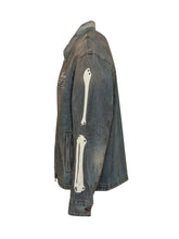 AMIRI - Lea Bones Zip Blouson - Blue - LIDIASHOPPING® - Official Website
