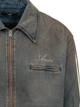 AMIRI - Lea Bones Zip Blouson - Blue - LIDIASHOPPING® - Official Website