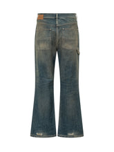 AMIRI - Jeans Carpenter a Gamba Ampia - Blu - LIDIASHOPPING® - Official Website