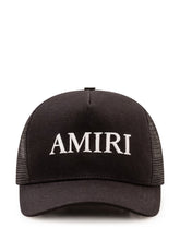 AMIRI - Embroidered Logo Trucker Cap - Black - LIDIASHOPPING® - Official Website