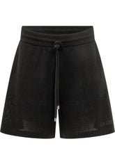 AMIRI - Shorts in Maglia con Coulisse - Nero - LIDIASHOPPING® - Official Website