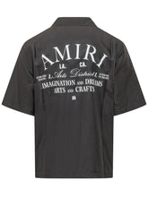 AMIRI - Camicia Bowling con Stampa Grafica - Nero | Lidia Shopping ® | Official Website