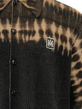 AMIRI - Camicia Tie Dye con Patch Logo - Nero - LIDIASHOPPING® - Official Website