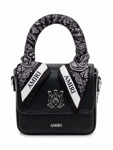 AMIRI - Nano Bag with Printed Scarf - Black | Lidia Shopping | Official Website