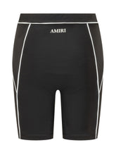 AMIRI - Cycling Shorts with Piping - Black - LIDIASHOPPING® - Official Website
