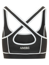 AMIRI - Top con Spalline Incrociate - Nero - LIDIASHOPPING® - Official Website