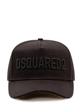 DSQUARED2 - Cappello da Baseball con Logo in Rilievo - Nero - LIDIASHOPPING® - Official Website