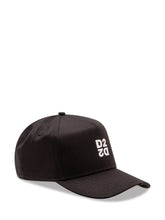 DSQUARED2 - Cappello da Baseball con Monogramma Ricamato - Nero - LIDIASHOPPING® - Official Website