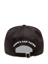 DSQUARED2 - Cappello da Baseball con Monogramma Ricamato - Nero - LIDIASHOPPING® - Official Website