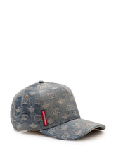 DSQUARED2 - Monogram Baseball Cap - Blue - LIDIASHOPPING® - Official Website