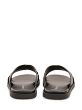 FERRAGAMO - Criss Cross Slide Sandals - Black | Lidia Shopping | Official Website