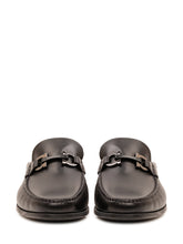 FERRAGAMO - Mocassini Slide con Gancino - Nero | Lidia Shopping | Official Website