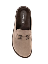FERRAGAMO - Sabot Santiago - Grigio - LIDIASHOPPING® - Official Website