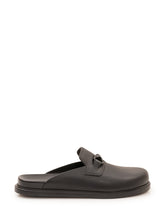 FERRAGAMO - Santiago Suede Clogs - Black | Lidia Shopping | Official Website