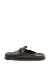 FERRAGAMO - Santiago Suede Clogs - Black | Lidia Shopping | Official Website