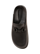 FERRAGAMO - Santiago Suede Clogs - Black | Lidia Shopping | Official Website
