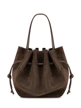 YUZEFI - Borsa Mini Scallop Tote - Marrone - LIDIASHOPPING® - Official Website