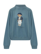 POLO RALPH LAUREN - Felpa con Orsetto Ricamato - Blu - LIDIASHOPPING® - Official Website