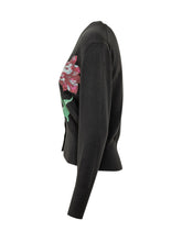 KENZO - Tulip Cardigan with Floral Print - Black - LIDIASHOPPING® - Official Website