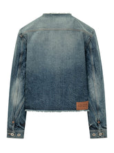 KENZO - Giacca Tulip con Stampa Floreale - Blu - LIDIASHOPPING® - Official Website