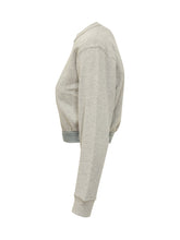 KENZO - Cropped Sweatshirt with Logo Band - Grey - LIDIASHOPPING® - Official Website