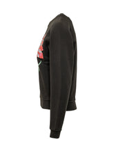 KENZO - Felpa Tulip con Stampa Floreale - Nero - LIDIASHOPPING® - Official Website