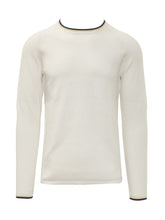 Y-3 X WALES BONNER - Knit Top with Crew Neck - White - LIDIASHOPPING® - Official Website