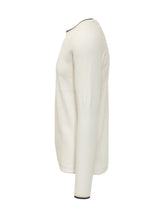 Y-3 X WALES BONNER - Knit Top with Crew Neck - White - LIDIASHOPPING® - Official Website