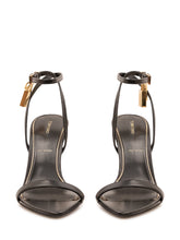 TOM FORD - Pointy Naked Sandal with Strap - Black - LIDIASHOPPING® - Official Website