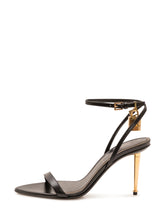 TOM FORD - Pointy Naked Sandal with Strap - Black - LIDIASHOPPING® - Official Website