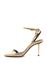 TOM FORD - Pointy Sandalo con Cinturino - Oro - LIDIASHOPPING® - Official Website