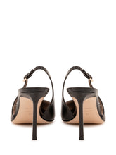 TOM FORD - Shiny Slingback Pumps with Pointed Toe - Black - LIDIASHOPPING® - Official Website