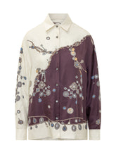VERSACE - Camicia con Stampa Gioiello - Rosso - LIDIASHOPPING® - Official Website